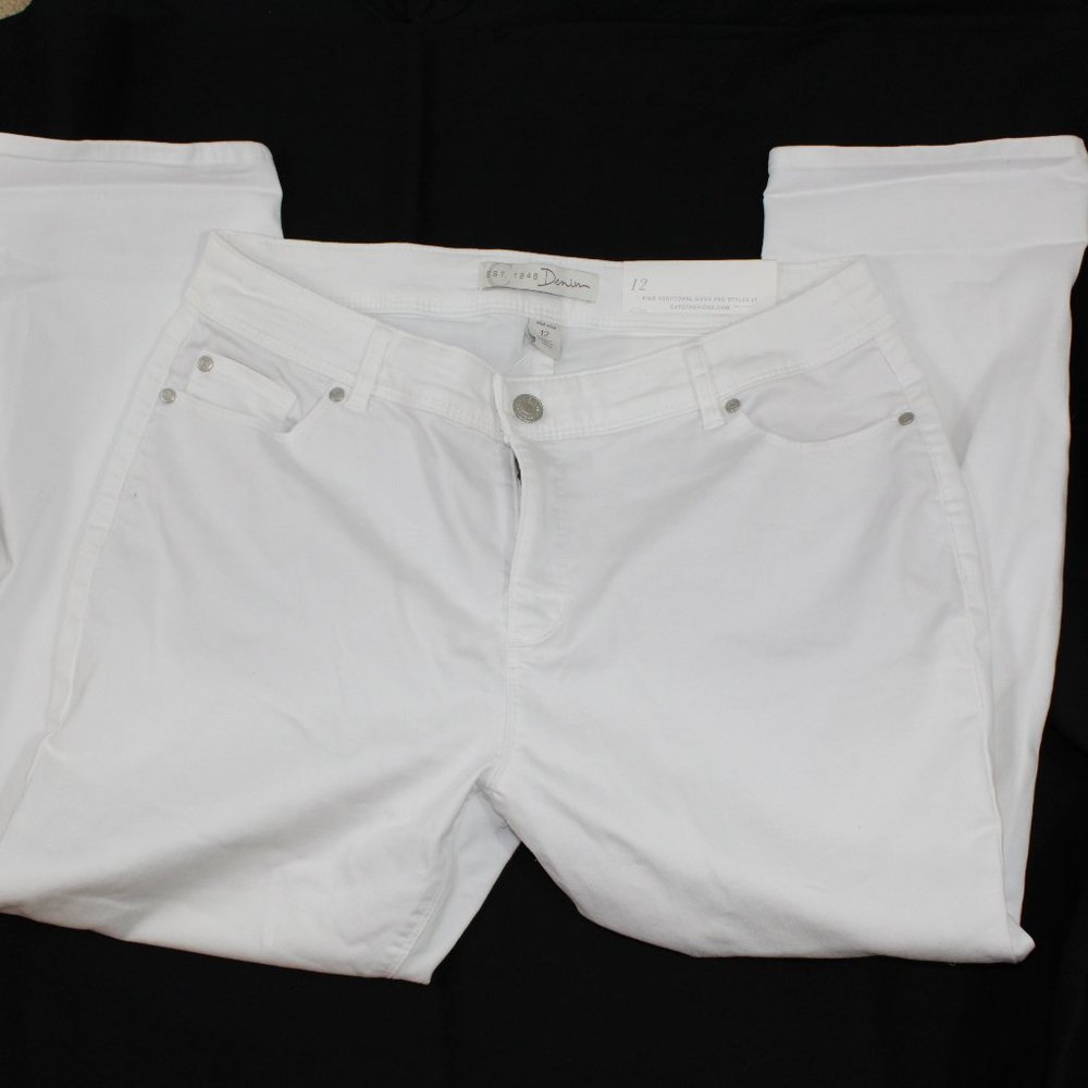 **BRAND NEW** White skinny crop pants